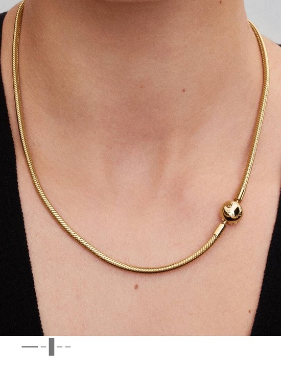 Pandora Jewelry - New in box! Pandora Snake Chain Necklace 14k Gold-plated unique metal blend